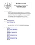 Legislative History:  Resolve, Regarding Legislative Review of Portions of Chapter 26:  Standards for Indoor Pesticide Applications and Notification for All Occupied Buildings Except K-12 Schools, a Major Substantive Rule of the Department of Agriculture, Food and Rural Resources, Board of Pesticides Control (HP1564)(LD 2194)