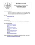 Legislative History: An Act To Facilitate Wind Power Siting (HP164)(LD 199) by Maine State Legislature (124th: 2008-2010)