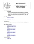 Legislative History: An Act To Eliminate the Repeal Date on Nonhospital Expenditures in the Capital Investment Fund (SP80)(LD 239) by Maine State Legislature (124th: 2008-2010)