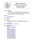 Legislative History: An Act To Allow the Town of Baldwin Eligibility for Full Pine Tree Development Zone Benefits (SP90)(LD 267) by Maine State Legislature (124th: 2008-2010)