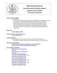 Legislative History:  An Act To Amend the Laws Concerning Licensure Qualifications of Independent Practice Dental Hygienists (HP309)(LD 421)