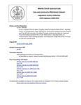 Legislative History:  An Act To Ensure That the Maine Turnpike Authority Conducts Public Hearings for Construction and Reconstruction Projects and That All Public Records of the Maine Turnpike Authority Are Open for Inspection (HP320)(LD 432)