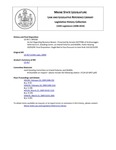 Legislative History:  An Act Regarding Nuisance Beaver (SP160)(LD 457)