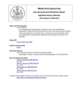 Legislative History:  An Act Regarding the Reorganization of Regional School Units and Allowing a Municipality To Opt Out of an Existing School Structure (SP178)(LD 475)