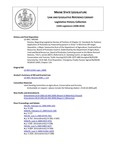 Legislative History:  Resolve, Regarding Legislative Review of Portions of Chapter 22:  Standards for Outdoor Application of Pesticides by Powered Equipment in Order To Minimize Off-target Deposition, a Major Substantive Rule of the Department of Agriculture, Food and Rural Resources, Board of Pesticides Control (HP349)(LD 494)
