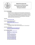 Legislative History:  Resolve, To Implement Certain Recommendations of the Report of the Governor's Task Force on Expanding Access to Oral Health Care for Maine People (HP438)(LD 624)