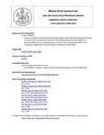 Legislative History:  An Act To Require United States Occupational Safety and Health Administration Training for Government Construction Contracts (HP472)(LD 658)