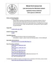 Legislative History:  RESOLUTION, Proposing an Amendment to the Constitution of Maine To Elect 2 Senators from Each County and To Increase the Senate Term from 2 to 4 Years (HP574)(LD 838)