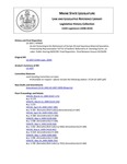 Legislative History:  An Act Pertaining to the Retirement of Certain Oil and Hazardous Material Specialists (HP695)(LD 1007)