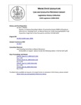 Legislative History:  Resolve, To Improve Recycling in Maine (SP381)(LD 1017)