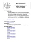 Legislative History:  Resolve, Regarding Legislative Review of Portions of Chapter 101:  MaineCare Benefits Manual, Chapter III, Section 21, Home and Community Benefits for Members with Mental Retardation or Autistic Disorder, a Major Substantive Rule of the Department of Health and Human Services, Office of MaineCare Services (HP988)(LD 1412)