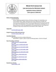 Legislative History:  Resolve, Regarding Legislative Review of Portions of Chapter 232:  Well Drillers and Pump Installers Rules, a Major Substantive Rule of the Department of Health and Human Services (HP1239)(LD 1742)