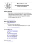 Legislative History: An Act To Amend the Waste Motor Oil Disposal Site Remediation Program (HP1314)(LD 1827) by Maine State Legislature (124th: 2008-2010)