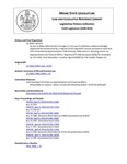 Legislative History: An Act To Make Administrative Changes to Tax Laws To Maintain a Balanced Budget (HP1321)(LD 1830) by Maine State Legislature (124th: 2008-2010)