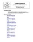 Legislative History: Joint Order, Establishing the Joint Select Committee on Maine's Energy Future (HP63) by Maine State Legislature (124th: 2008-2010)