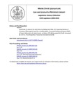 Legislative History: Joint Order to Amend the Joint Rules by Adding Joint Rule 317, Requiring Review of Provisions Affecting the Fund for a Healthy Maine (HP74) by Maine State Legislature (124th: 2008-2010)