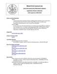 Legislative History: Communication from Secretary of State, Certifying Citizen Initiative, An Act To Decrease the Automobile Excise Tax and Promote Energy Efficiency (HP676) by Maine State Legislature (124th: 2008-2010)