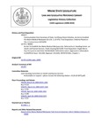 Legislative History: Communication from Secretary of State, Certifying Citizen Initiative, An Act to Establish the Maine Medical Marijuana Act (HP677) by Maine State Legislature (124th: 2008-2010)