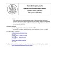 Legislative History: Joint Study Order To Establish a Working Group To Identify Unfunded Educational Mandates (HP701) by Maine State Legislature (124th: 2008-2010)