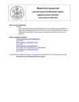 Legislative History: Joint Order Directing the Joint Standing Committee on Legal and Veterans Affairs To Report Out a Bill Regarding the Direct Initiative Process (HP1289) by Maine State Legislature (124th: 2008-2010)