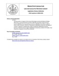 Legislative History: Joint Resolution in Support of the Annual Washington Juneteenth National Holiday Observance (HP1290) by Maine State Legislature (124th: 2008-2010)