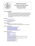 Legislative History: An Act Designating March 29th Vietnam Veterans Day (HP12)(LD 20) by Maine State Legislature (125th: 2010-2012)