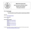 Legislative History:  An Act To Encourage Access to Health Care in Maine (SP50)(LD 157)