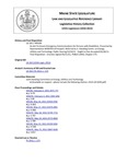 Legislative History: An Act To Ensure Emergency Communications for Persons with Disabilities (HP196)(LD 243) by Maine State Legislature (125th: 2010-2012)
