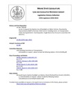 Legislative History: An Act To Require the Daytime Use of Headlights on Motor Vehicles (HP199)(LD 246) by Maine State Legislature (125th: 2010-2012)
