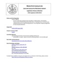 Legislative History:  An Act To Eliminate Combined Sewer Overflows in Maine Waters (HP214)(LD 261)