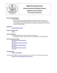 Legislative History:  An Act To Move Propane Safety Oversight to the Maine Fuel Board (HP261)(LD 328)