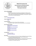 Legislative History:  Resolve, To Protect Maine Electricity Ratepayers Regarding the Installation of Smart Meters (SP201)(LD 620)