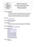 Legislative History:  An Act To Clarify the Exemption of Lineworkers from Maine Electrician Licensing Laws (HP675)(LD 915)