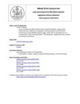 Legislative History:  An Act To Modernize Maine's Motor Vehicle Inspection Program (SP576)(LD 1677)