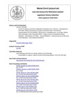 Legislative History: An Act To Improve and Ensure Adequate Funding for E-9-1-1 Services (HP1296)(LD 1761) by Maine State Legislature (125th: 2010-2012)