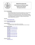 Legislative History: Resolve, Regarding Legislative Review of Portions of Chapter 815: Consumer Protection Standards for Electric and Gas Transmission and Distribution Utilities, a Major Substantive Rule of the Public Utilities Commission (HP1316)(LD 1791) by Maine State Legislature (125th: 2010-2012)