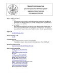 Legislative History: Communication from Secretary of State Regarding Citizen Initiative, An Act Regarding Establishing a Slot Machine Facility (HP674) by Maine State Legislature (125th: 2010-2012)