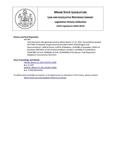 Legislative History:  Joint Resolution Recognizing Sunshine Week, March 11-17, 2012 (HP1382)