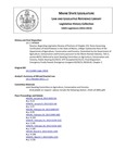 Legislative History: Resolve, Regarding Legislative Review of Portions of Chapter 252: Rules Governing Certification of Seed Potatoes in the State of Maine, a Major Substantive Rule of the Department of Agriculture, Conservation and Forestry (HP4)(LD 2) by Maine State Legislature (126th: 2012-2014)