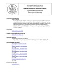 Legislative History:  Resolve, Directing the Probate and Trust Law Advisory Commission To Review Maine's Probate Code and the Uniform Probate Code (HP230)(LD 321)