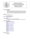 Legislative History:  An Act To Allow Nonprofit Organizations To Operate Snowmobiles as Trail-grooming Equipment (HP239)(LD 334)