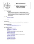 Legislative History:  Resolve, To Establish MaineCare Eligibility for Young Adults Who Were Formerly in Foster Care (HP337)(LD 487)