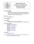 Legislative History:  Resolve, Regarding the Management of Maine's Brook Trout and Landlocked Salmon Resources (HP471)(LD 679)