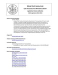 Legislative History:  Resolve, Directing the Department of Transportation To Fund or Seek Funding To Complete a Design and Engineering Assessment for the Extension of Passenger Rail Service from Portland North on the State-owned St. Lawrence and Atlantic Railway Corridor (SP344)(LD 999)