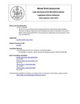 Legislative History:  An Act To Create a Maine Financial Education Portal (HP748)(LD 1055)