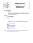 Legislative History:  An Act To Amend the Maine Clean Election Act and Campaign Finance Laws (HP770)(LD 1077)