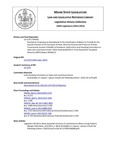 Legislative History:  RESOLUTION, Proposing an Amendment to the Constitution of Maine To Provide for the Popular Election of the Secretary of State, Attorney General and Treasurer of State (SP441)(LD 1279)