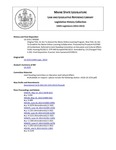 Legislative History:  An Act To Amend the Maine Online Learning Program (SP580)(LD 1533)