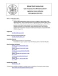 Legislative History:  Resolve, Regarding Legislative Review of Portions of Chapter 4: Maine Motor Carrier Safety Regulation, a Major Substantive Rule of the Department of Public Safety, Bureau of State Police (HP1156)(LD 1585)