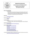 Legislative History:  An Act To Increase the Penalty for Failing To Carry Proof of Motor Vehicle Financial Responsibility (SP724)(LD 1810)